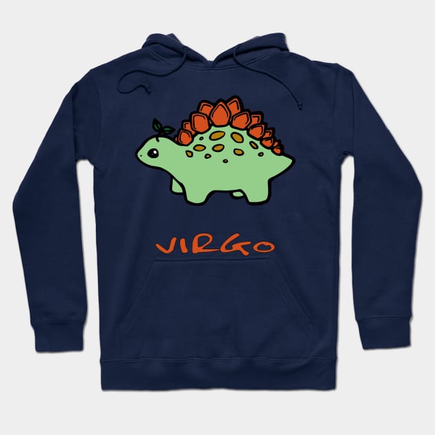 baby Virgo dinosaur Hoodie by lazykitty